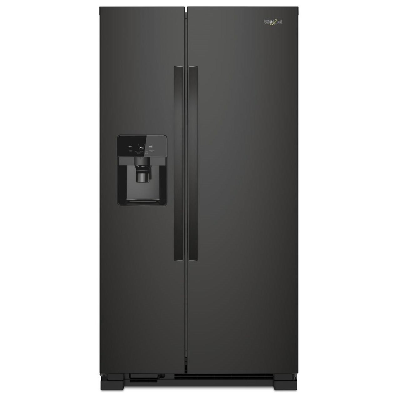 whirlpool 25 cubic feet side by side