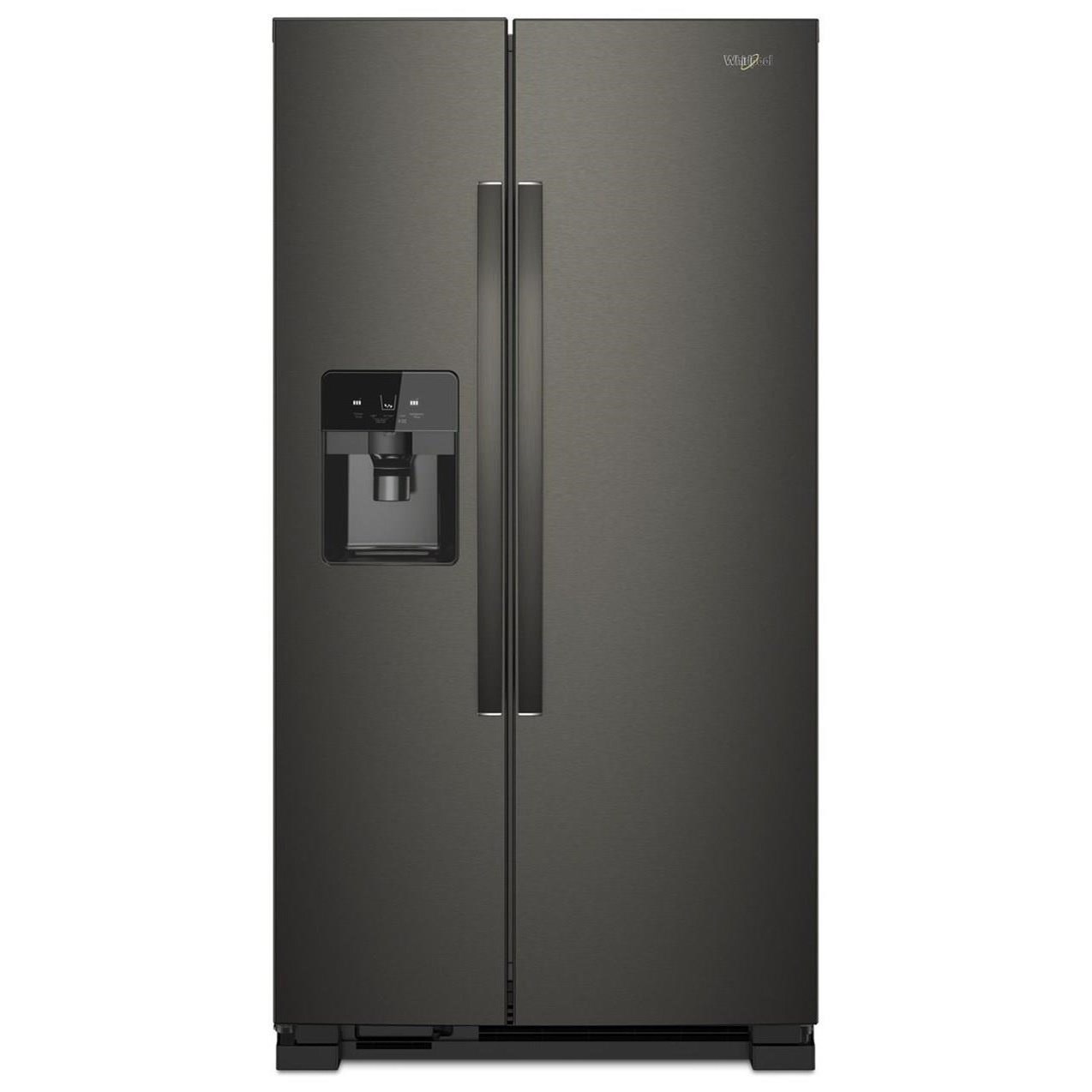 whirlpool 21 cubic foot refrigerator side by side