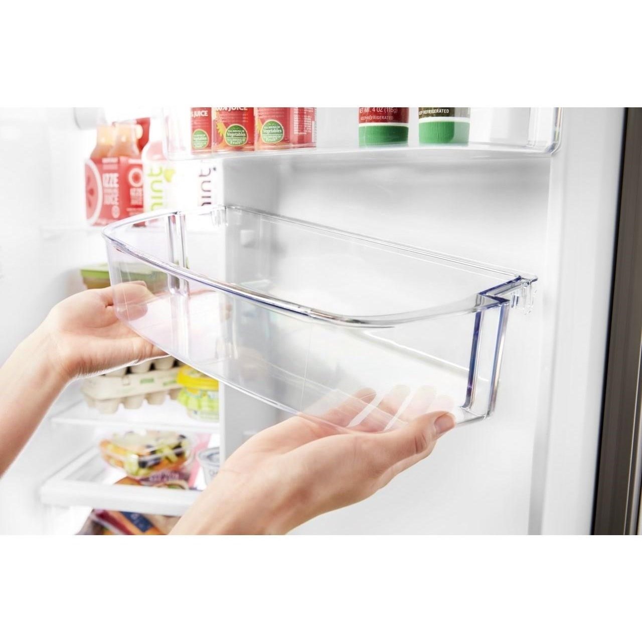 Whirlpool 36 Inch Wide Counter Depth Side By Side Refrigerator 21 Cu Ft Westrich Furniture Appliances Refrigerator Side X Side With Dispenser