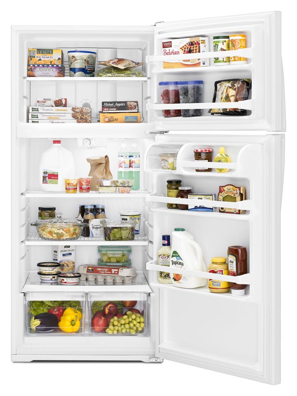 whirlpool 16 cubic foot refrigerator