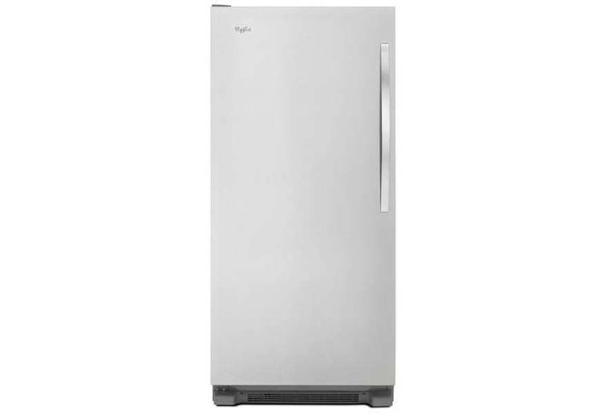 Whirlpool 18 Cu Ft Sidekicks All Freezer With Fast Freeze Wilcox Furniture Freezers Upright Frost Free