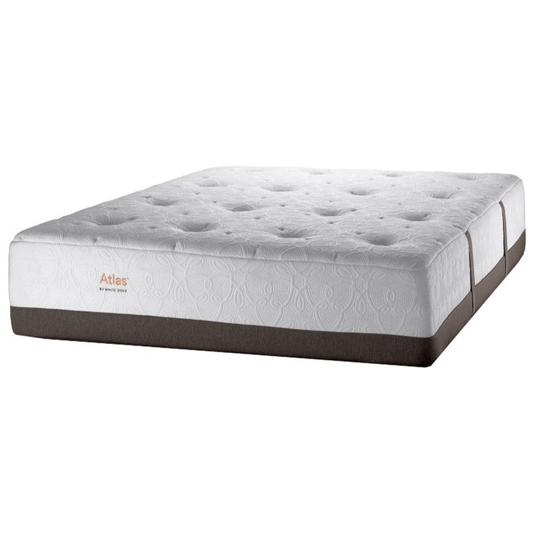 White Dove Mattress Atlas 4000 King Firm Pocketed Coil Mattress
