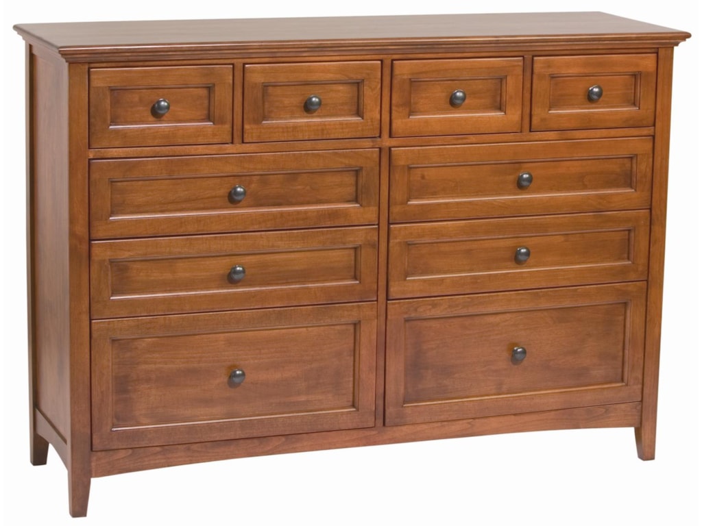 Whittier Wood McKenzie12 Drawer Dresser