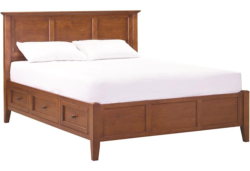 Whittier Wood Mckenzie California King Storage Bed Homeworld Furniture Platform Beds Low Profile Beds