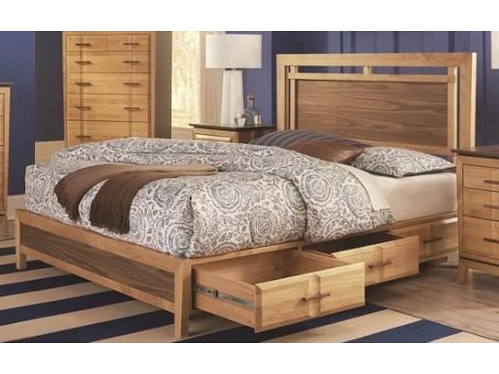 Whittier Wood AddisonQueen Panel Storage Bed