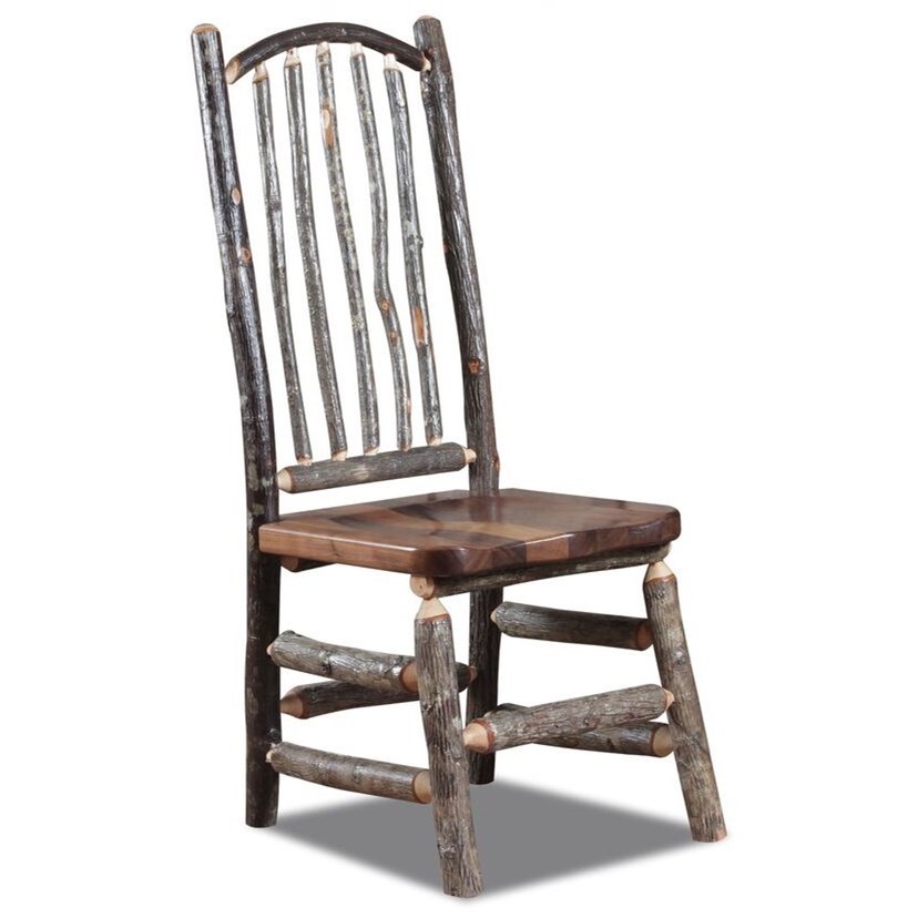 Wildwoods Hickory Log Dining Railback Chair Conlin S Furniture