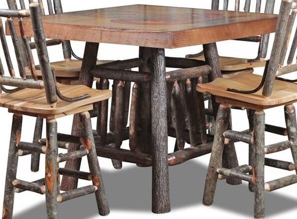 Wildwoods Hickory Base Gathering Counter Height Gathering Table With Hickory Base Conlin S Furniture Pub Table