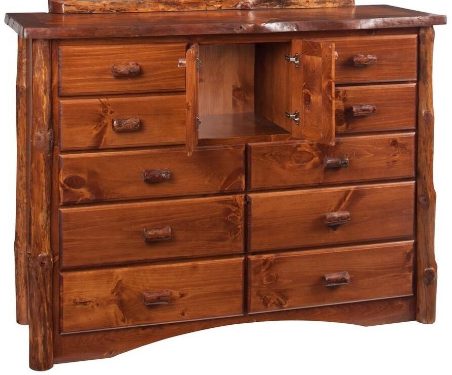 Wildwoods Legacy Bedroom 10 Drawer Log Mule Chest Conlin S