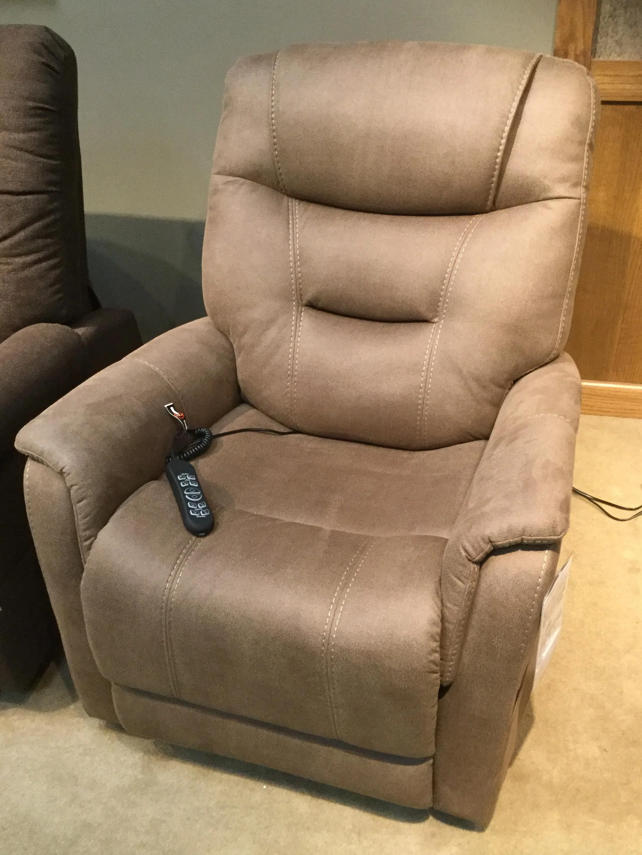 Salermo Power Lift Chair - Canyon Steel Salermo Power Lift Chair - Canyon Steel