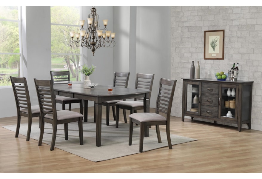Annapolis 7 Pc Dining Set Bennett S Furniture And Mattresses Dining 7 Or More Piece Sets