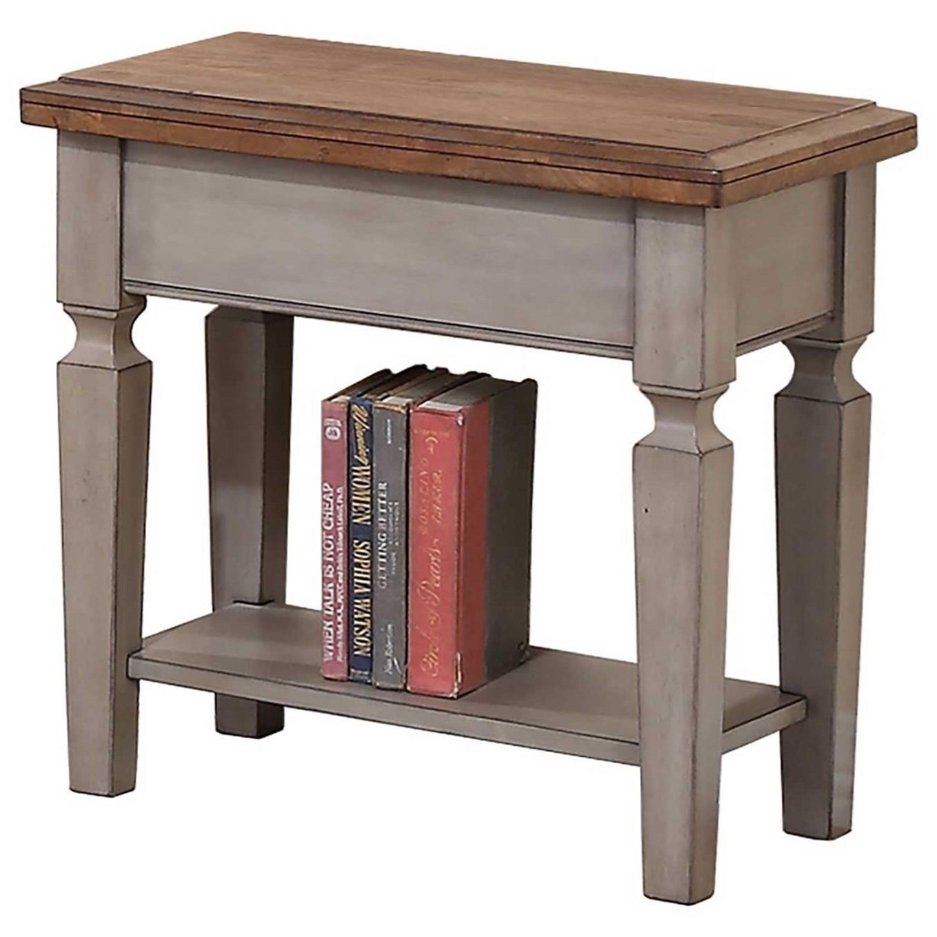 Winners Only Barnwell 14 Chair Side Table With Shelf Sheely S