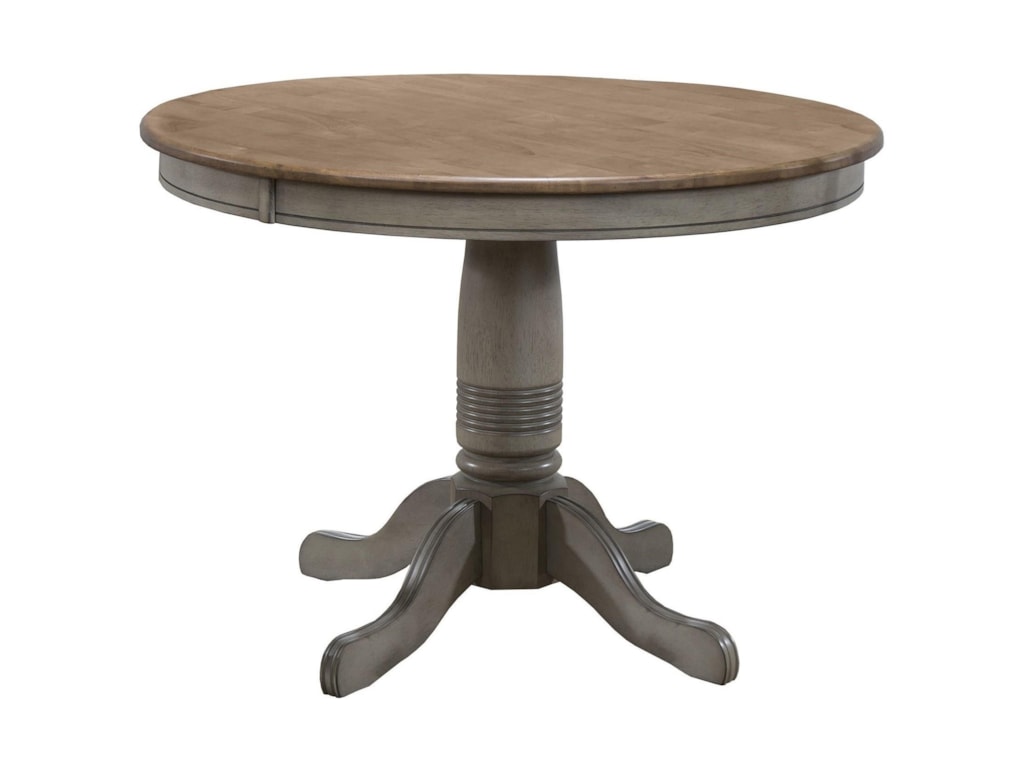 Winners Only Barnwell 42 Round Single Pedestal Dining Table