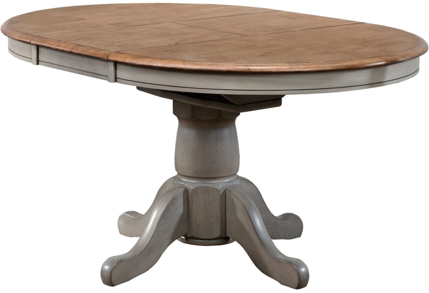Winners Only Barnwell 42 Pedestal Table With 15 Butterfly Leaf Simply Home By Lindy S Dining Tables