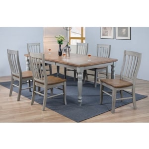 Winners Only Barnwell 7 Piece Dining Set Steger S Furniture Dining 7 Or More Piece Sets