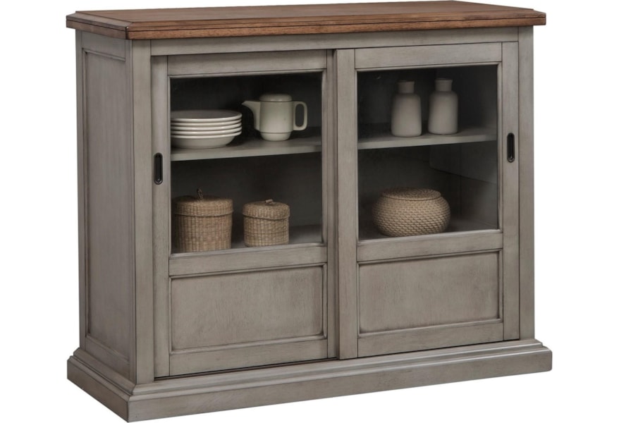 Winners Only Barnwell 45 Sideboard With Sliding Glass Doors