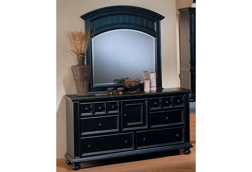 Winners Only Cape Cod 6 Drawer Dresser And Landscape Mirror