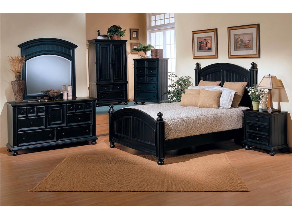 Winners Only Cape Cod 6 Drawer Dresser And Landscape Mirror