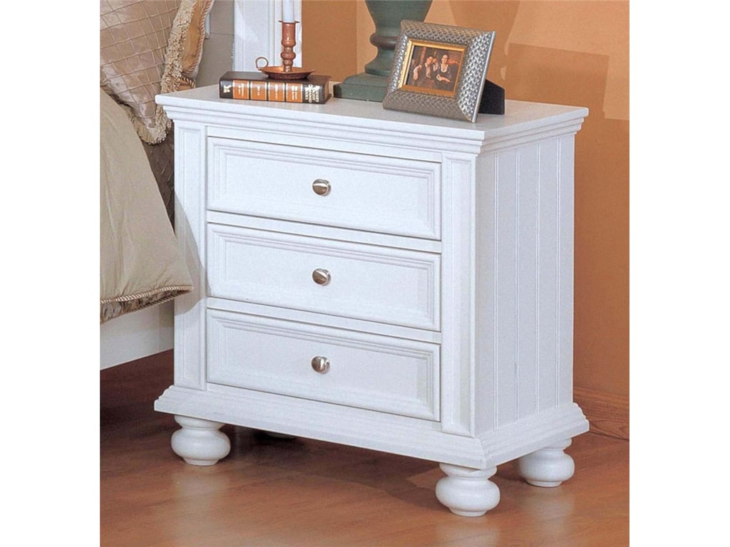 Winners Only Cape Cod Three Drawer Night Stand