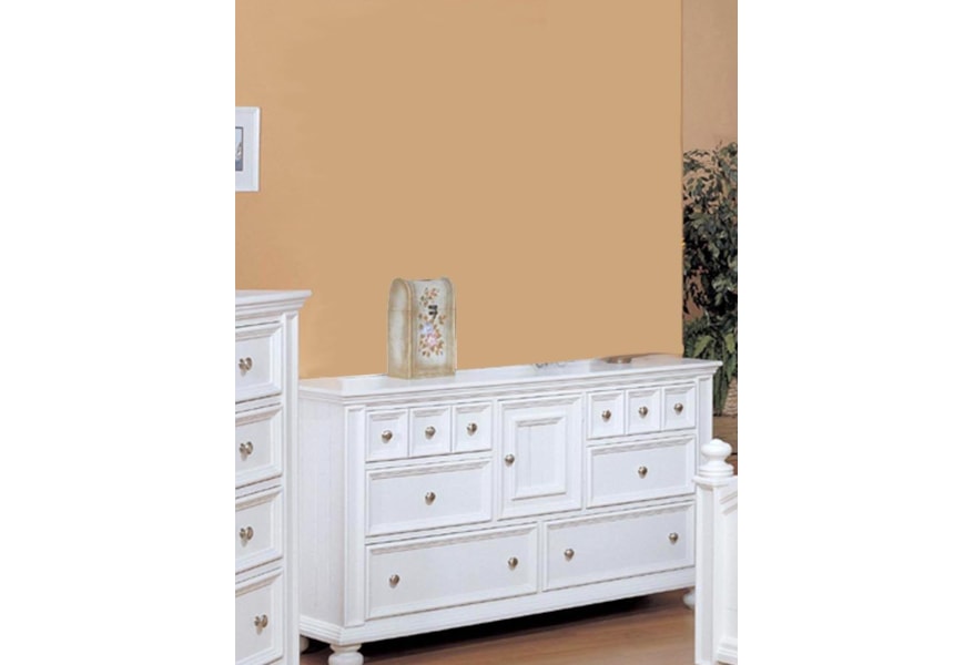 Winners Only Cape Cod Bp1006n 6 Drawer Dresser With One Door