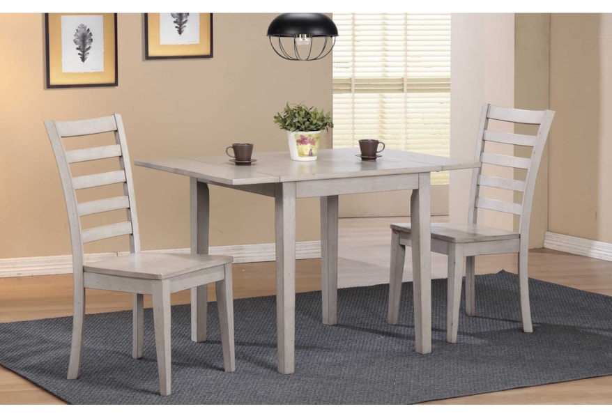 Winners Only Carmel Dining Set With Ladderback Chairs And Butterfly Leaf Crowley Furniture Mattress Dining 3 Piece Sets