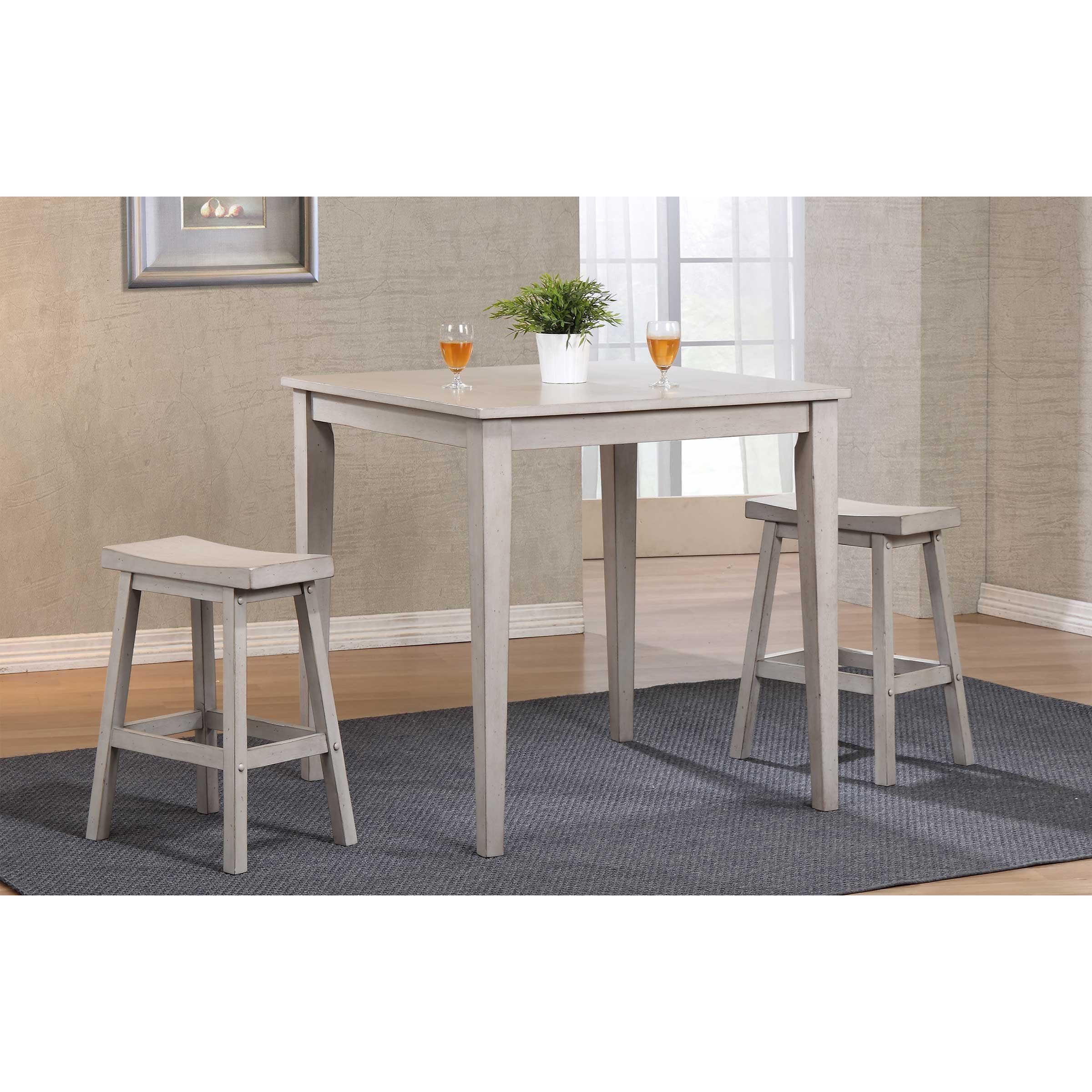 Winners Only Carmel 3 Piece Counter Height Dining Set Conlin S