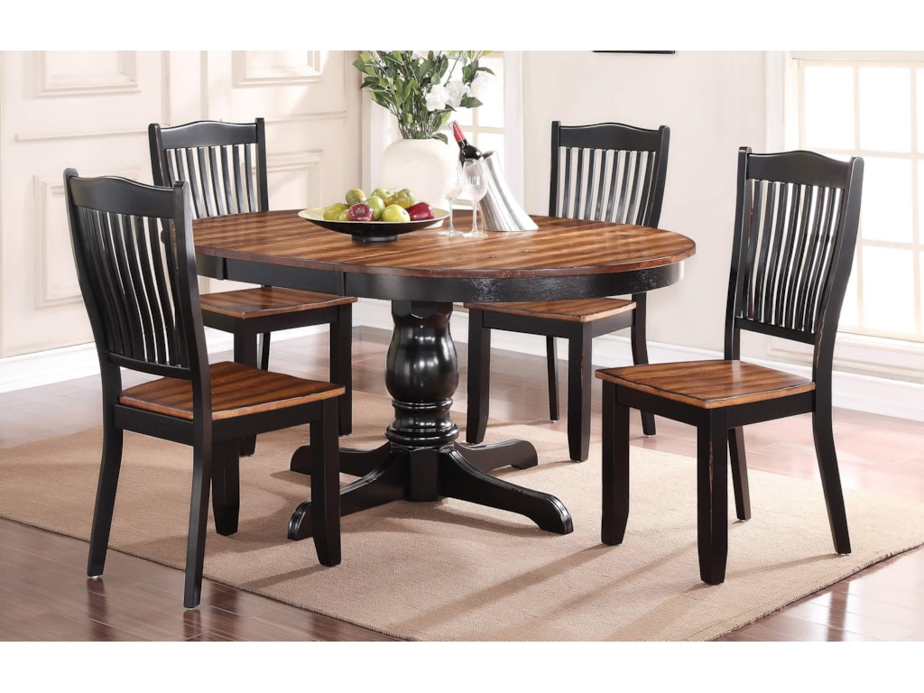 Camden 66 Round Single Pedestal Table With Leaf By Winners Only At Rotmans