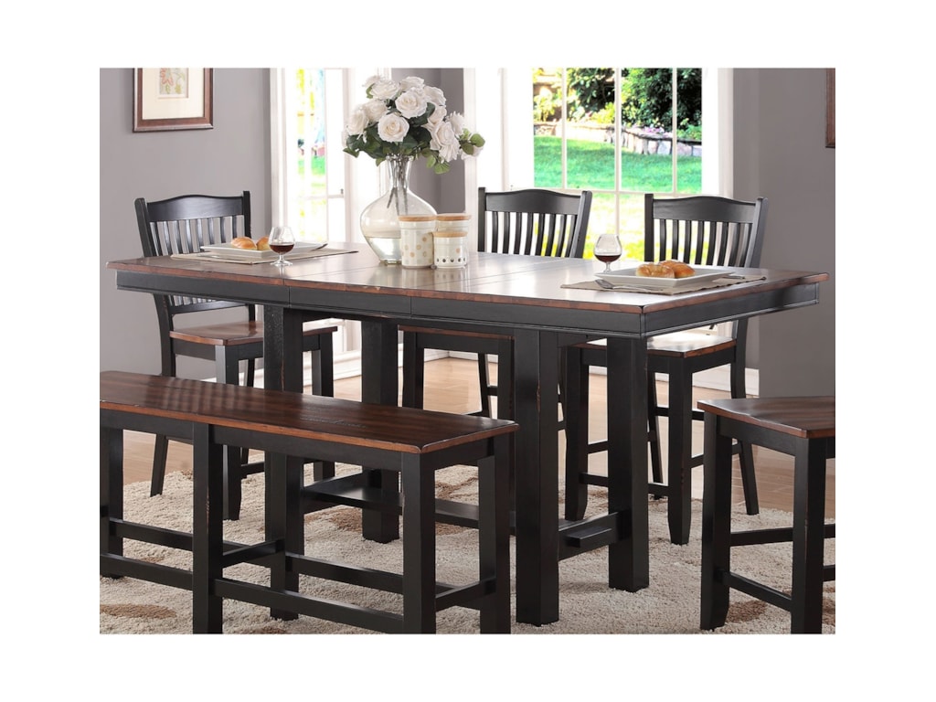 Camden Counter Height Pedestal Table With 18 Leaf Rotmans Pub Camden Counter Height Pedestal Table With 18 Leaf
