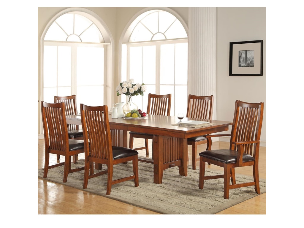 Colorado 7 Piece Dining Set With Trestle Table By Winners Only At Lindy S Furniture Company Colorado 7 Piece Dining Set With Trestle Table By Winners Only At Lindy S Furniture Company