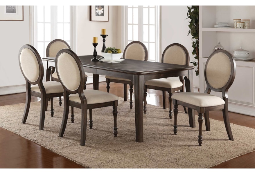 Winners Only Daphne 78 Leg Table W 18 Self Storing Butterfly Leaf Steger S Furniture Dining Tables