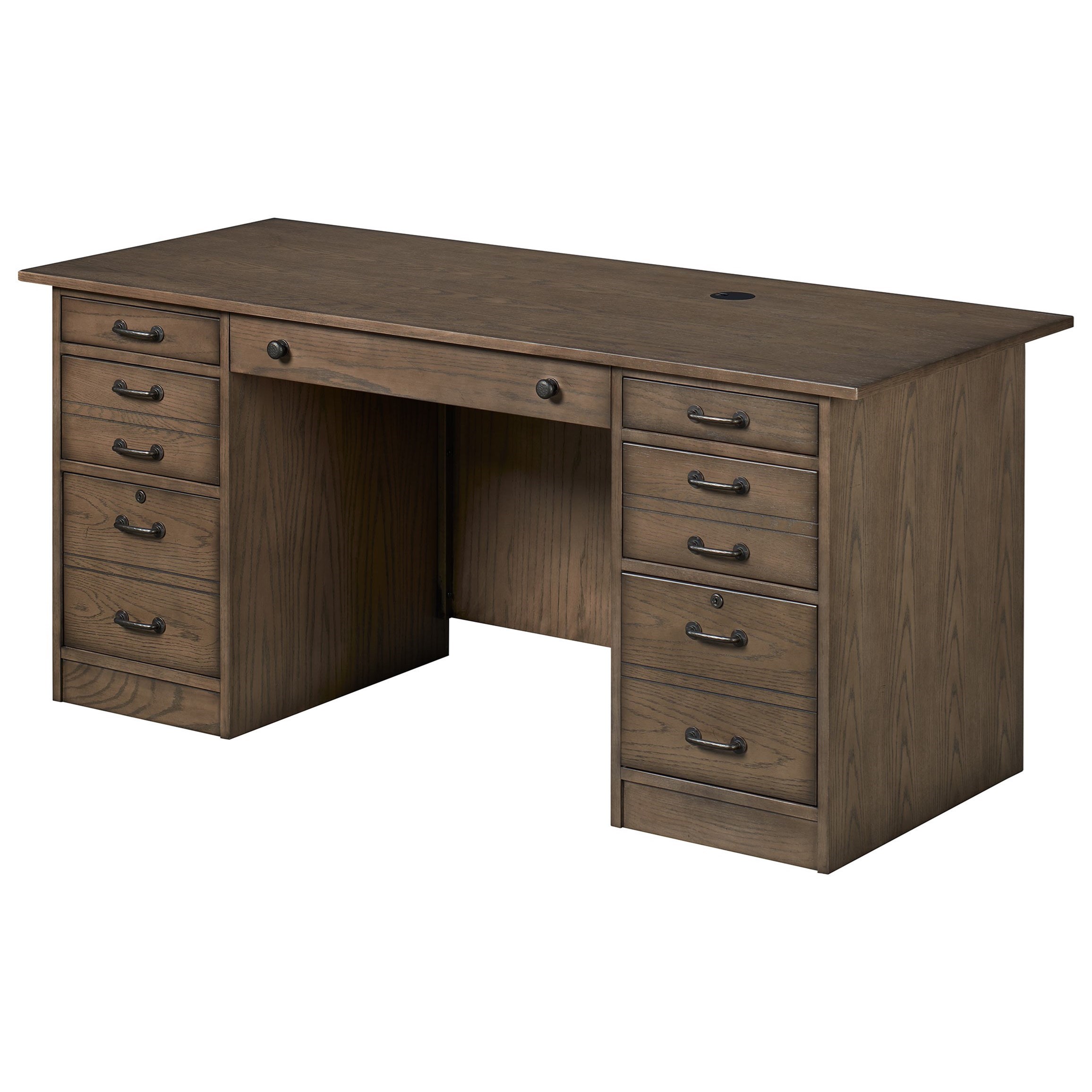 Winners Only Eastwood Transitional 66 Flat Top Desk With Locking