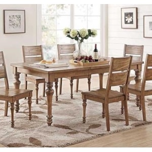 Winners Only Glendale Dg34278 Cottage Style 78 Turned Leg Table