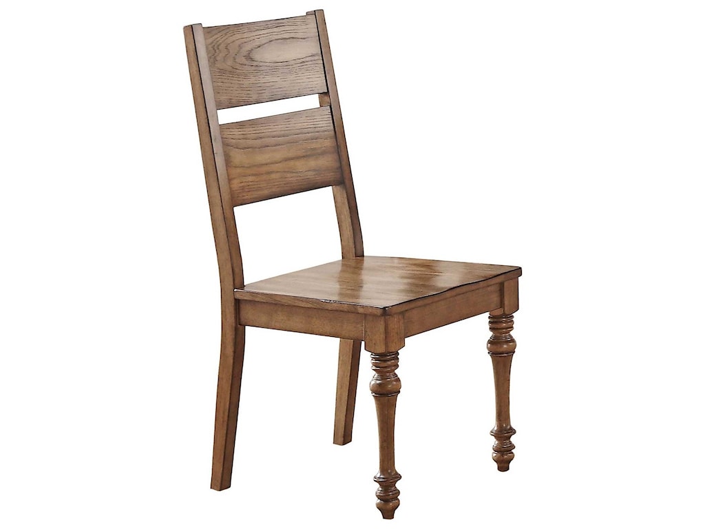 Winners Only Glendale Cottage Style Ladder Back Side Chair With