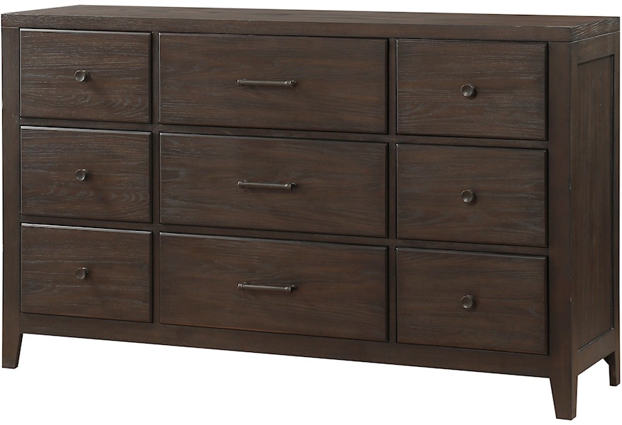 Winners Only Hanson Bh3006 Contemporary 9 Drawer Dresser With