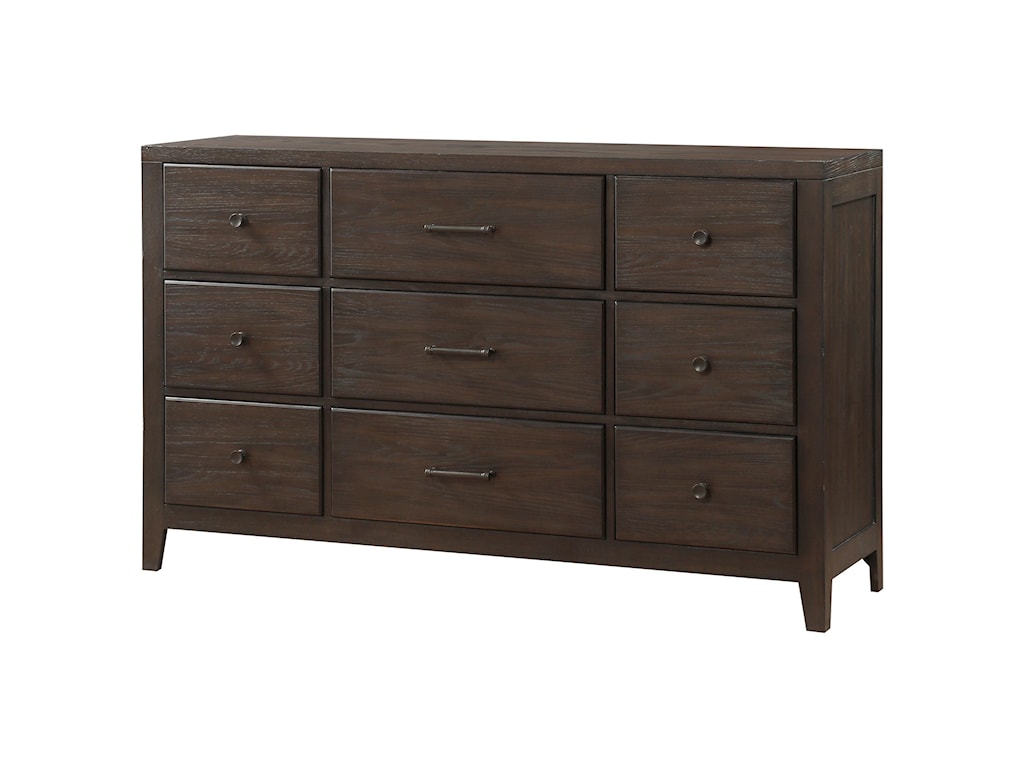 Winners Only Hanson Contemporary 9 Drawer Dresser With Dovetail
