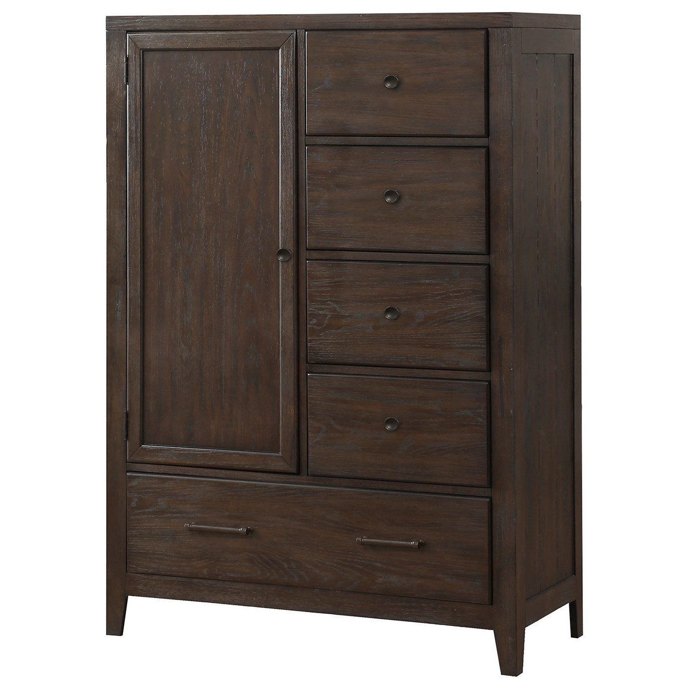 Winners Only Hanson Contemporary Armoire With 6 Drawers And 2