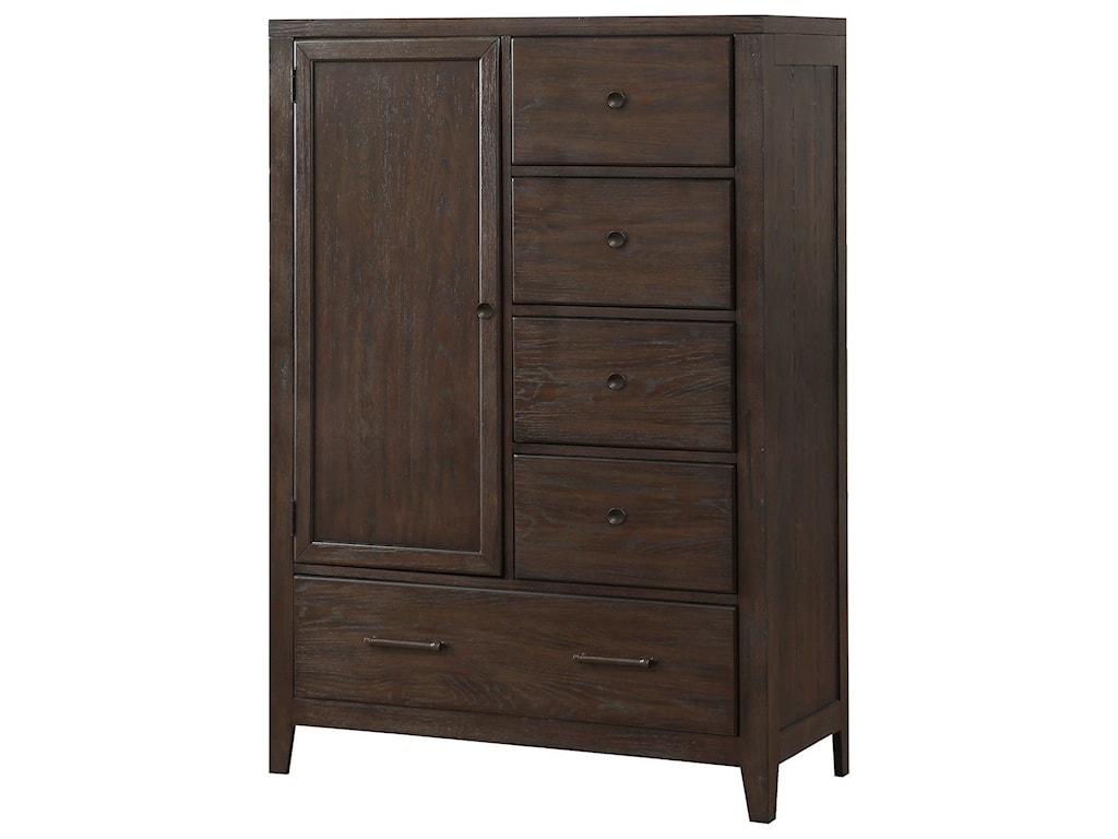Winners Only Hanson Contemporary Armoire With 6 Drawers And 2