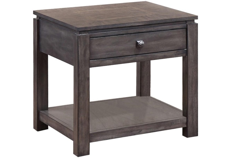 Winners Only Hartford 24 End Table With Shelf Lindy S Furniture Company End Tables