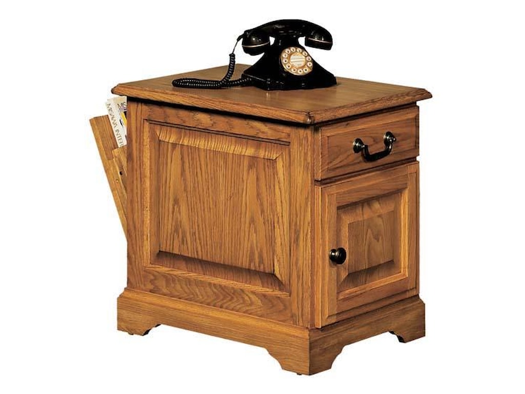 Winners Only Heritage Occasional Tables 150e Storage End Table With Heritage Occasional Tables Storage End Table With Magazine Rack By Winners Only
