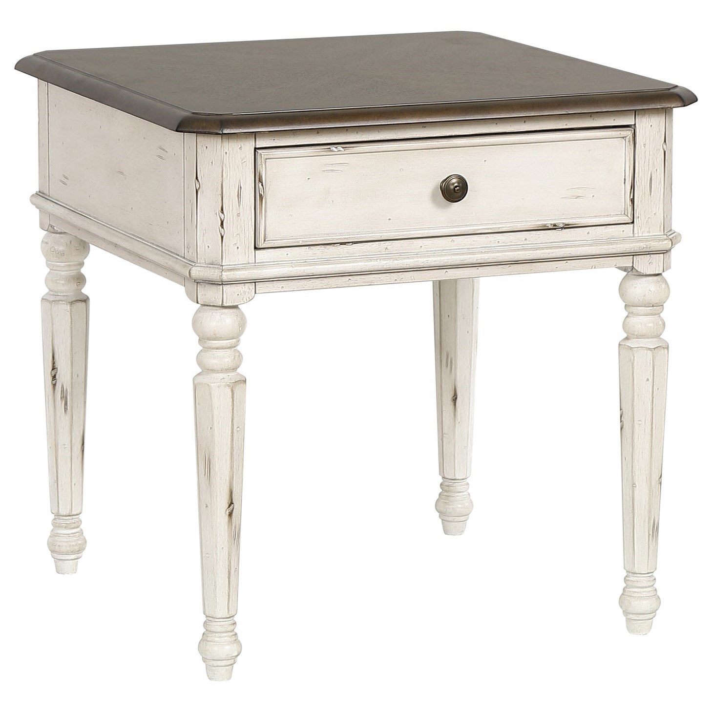 Highland Rustic 24 End Table With 1 Drawer Sadler S Home