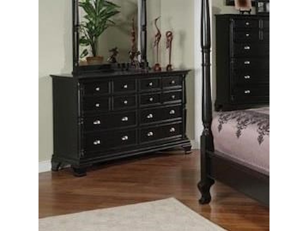 Winners Only Madison Transitional 64 Dresser With Metal Drawer
