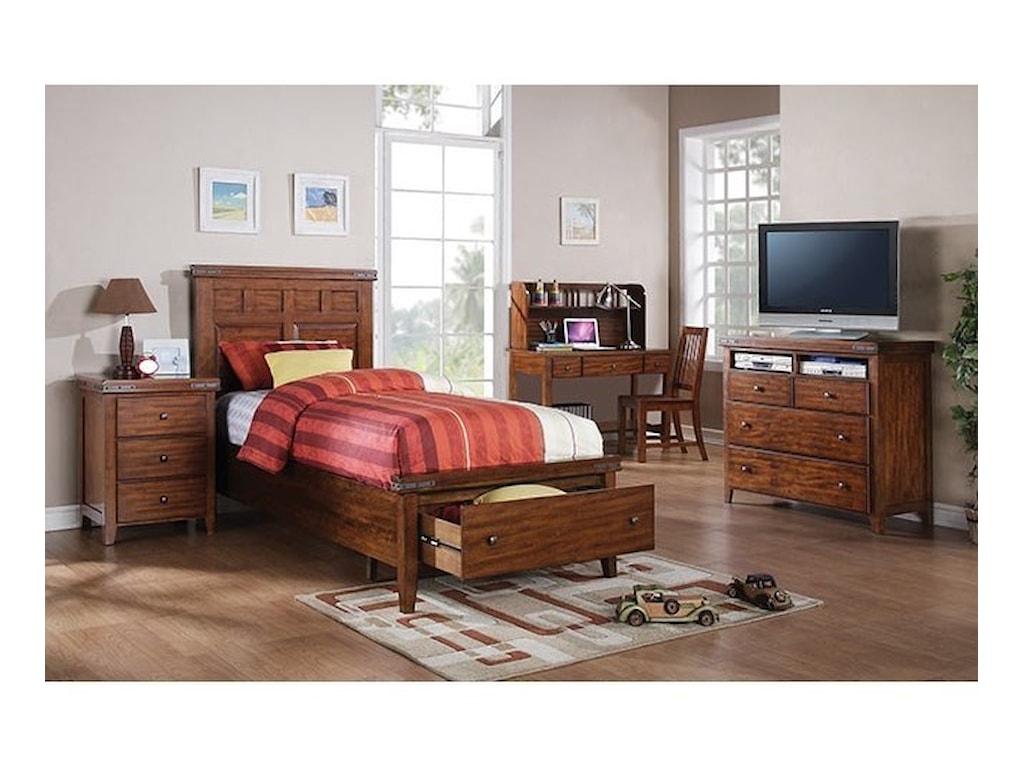 Winners Only MangoFull Panel Storage Bed