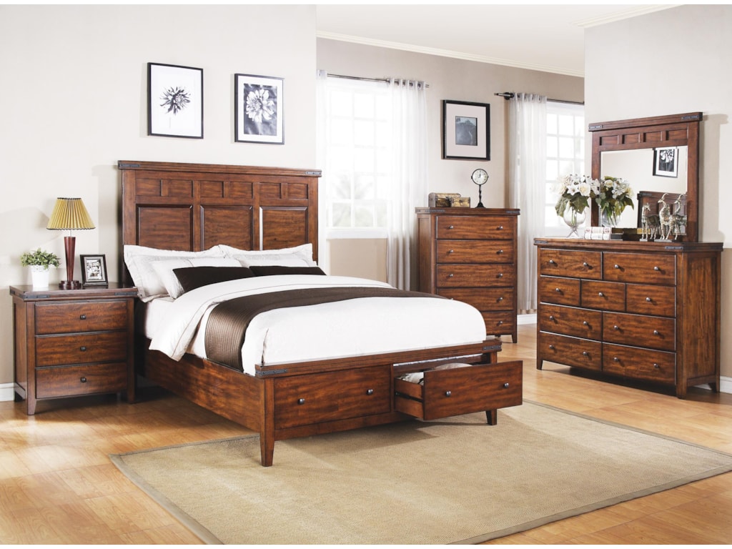 Winners Only MangoQueen Panel Storage Bed