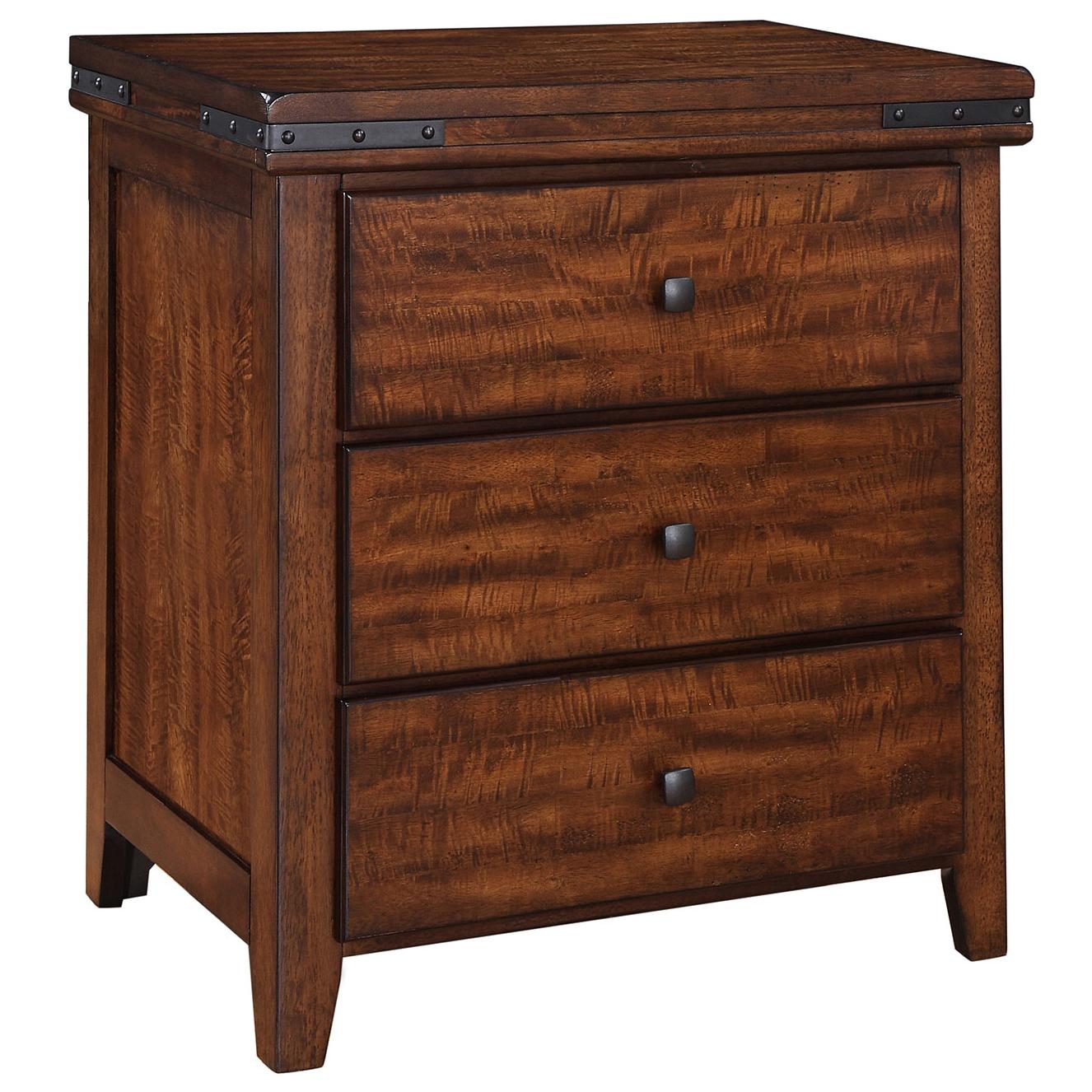Winners Only Mango Bmg1005 3 Drawer Nightstand With Decorative