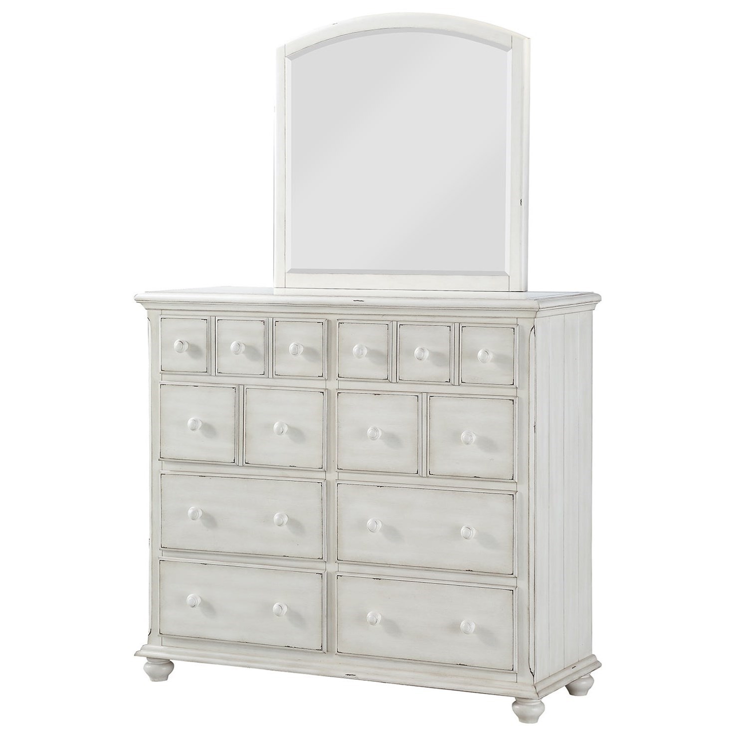 Winners Only Nashville Rustic Dresser And Mirror Set Conlin S Furniture Dresser Mirror Sets