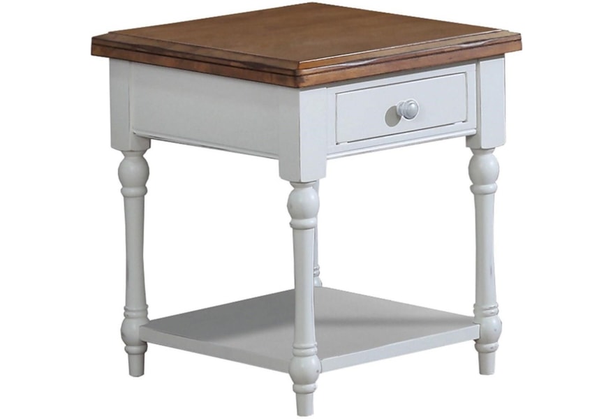 Winners Only Pacifica 20 Rectangular End Table With A Drawer Lindy S Furniture Company End Tables