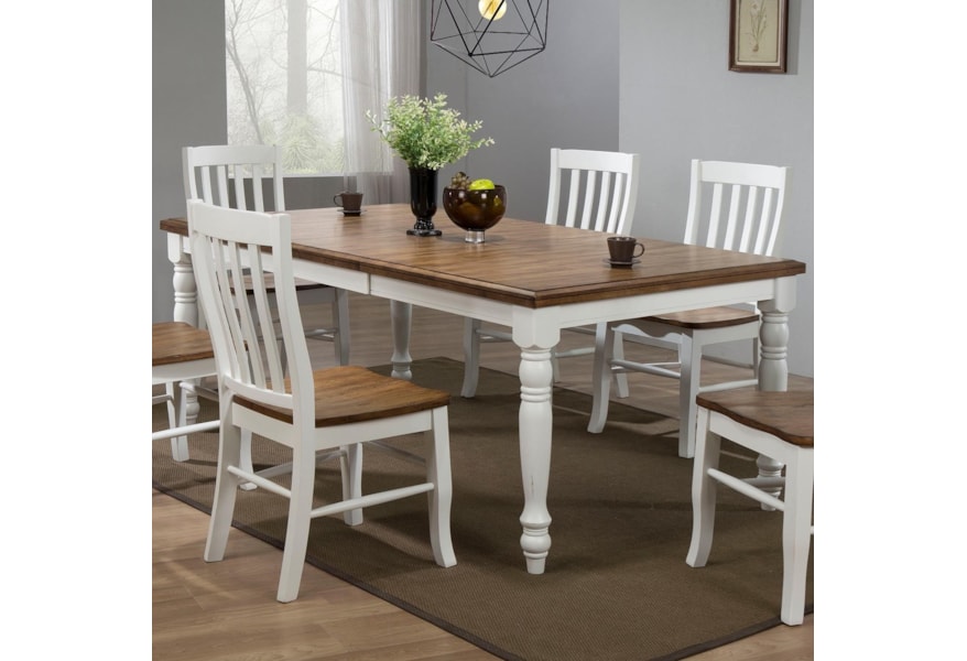 Winners Only Pacifica Dp54278 78 Dining Table With 18 Butterfly