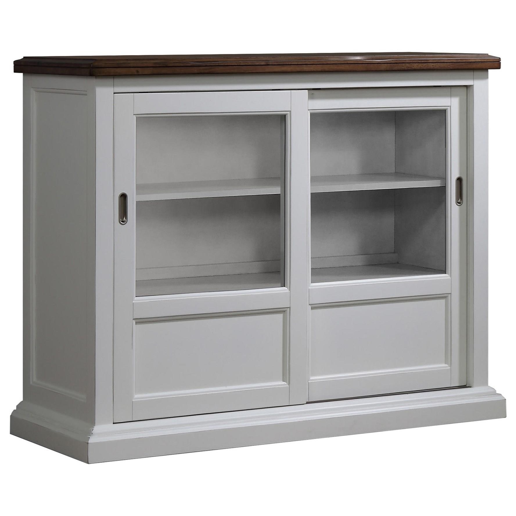 Winners Only Pacifica 45 Sideboard With Sliding Glass Doors