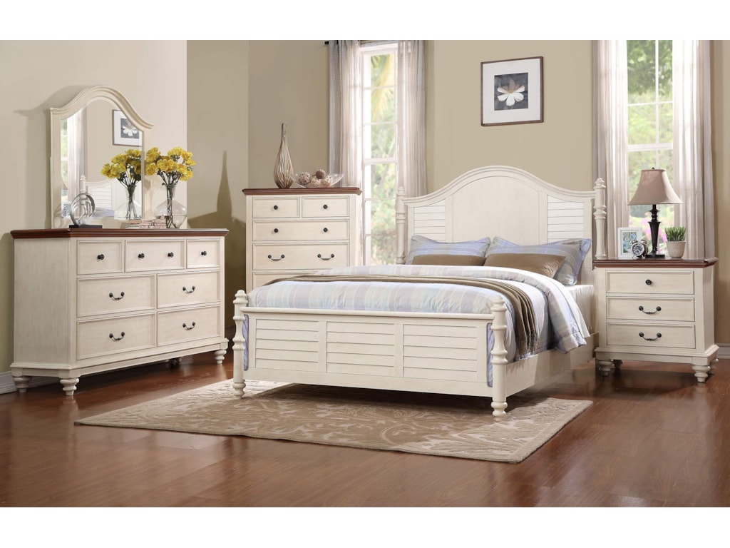Winners Only Palm BeachQueen Panel Bed