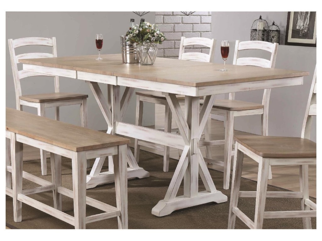 Winners Only Prescott 78 Tall Table With 18 Butterfly Leaf
