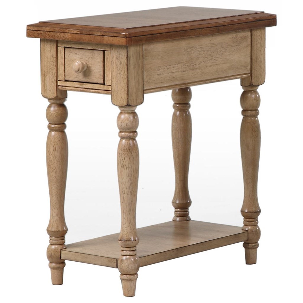 Winners Only Quails Run Aq101ew Small End Table With Single Drawer